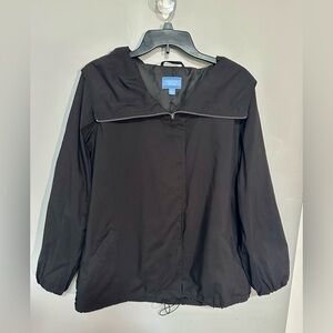 Simply Vera Vera Wang Black Women’s Hooded Coat Size Medium